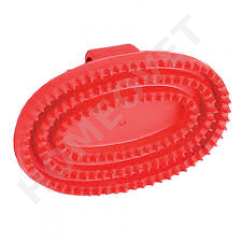 Rubber Curry Comb Brush for horses Homeovet